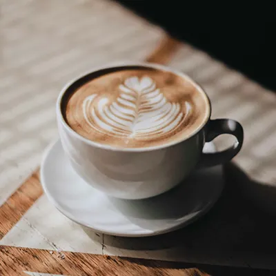 Met een scheutje melk of als cappuccino