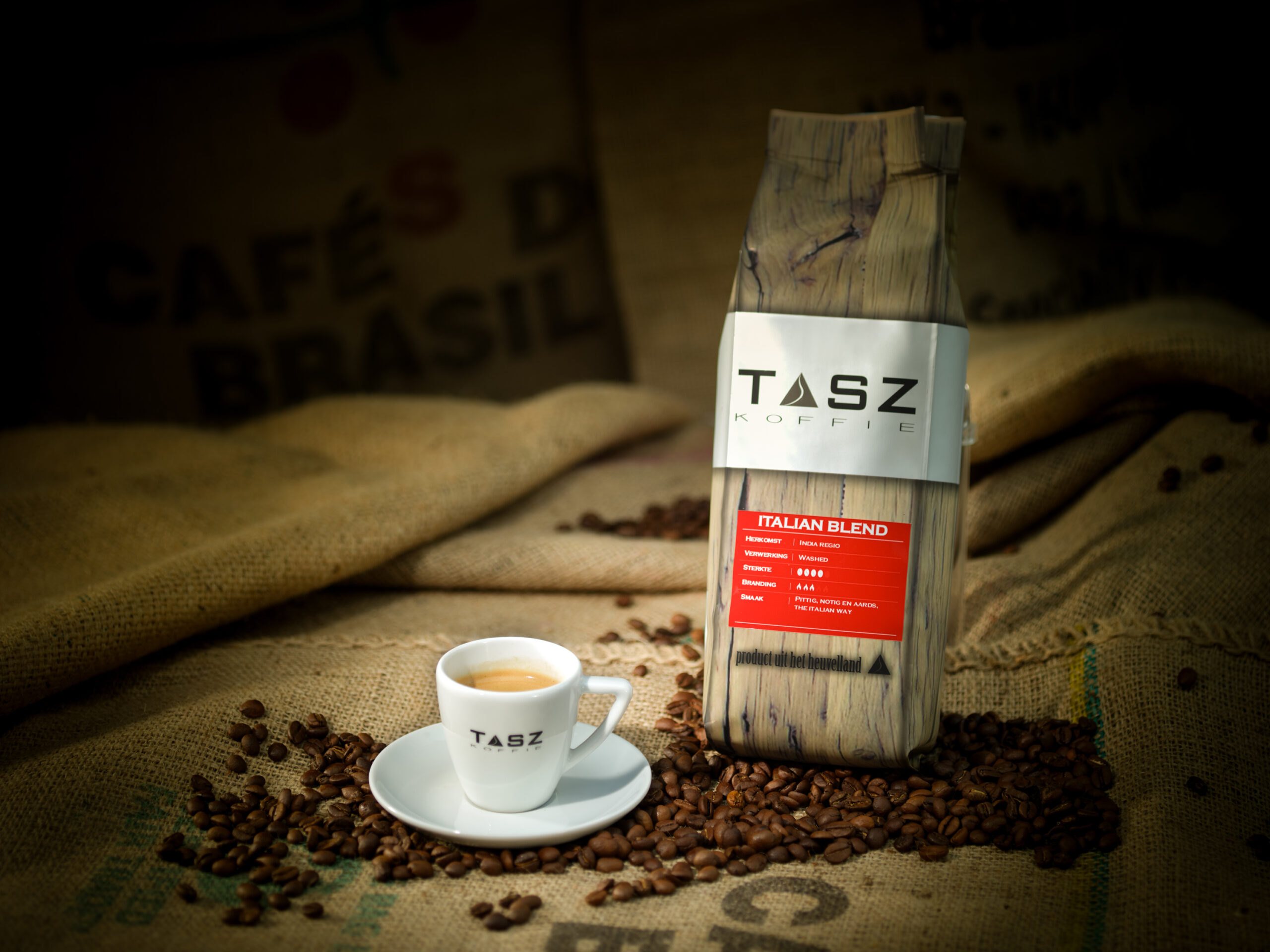 TASZ koffie: Strong Ethiopië Blend
